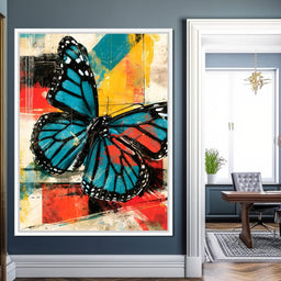 Fragmented Flight Of The Radiant Monarch - NicheCanvas