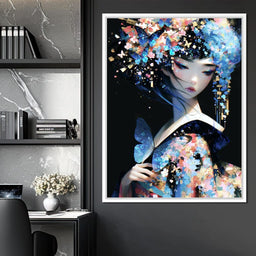 Flash Light Chaos Geisha - NicheCanvas