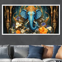 Radiant Majesty of the Elephant - NicheCanvas