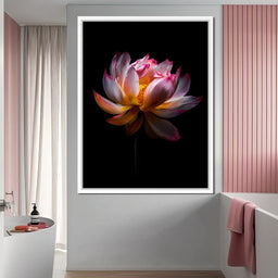 Luminous Lotus Radiant Petals - NicheCanvas