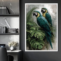 Emerald Jungle Guardians - NicheCanvas
