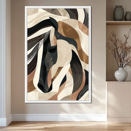 Stallion Earth and Shadow - NicheCanvas
