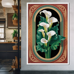 Art Deco Calla Symphony - TooplesArt - NicheCanvas