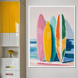 Seaside Colorboard Quartet - NicheCanvas