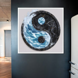 Harmony of Water and Stone - NicheCanvas