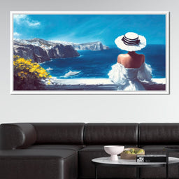 Seaside Reverie with Elegance - NicheCanvas