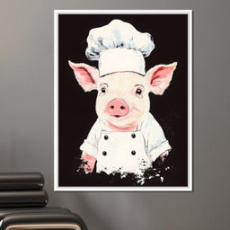 Pig Chef Culinary Delight - NicheCanvas