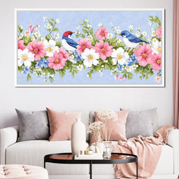 Delicate Harmony of Blossoms - NicheCanvas