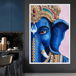 Lord Ganesha Blue Majesty - NicheCanvas