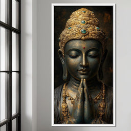 Golden Buddha Tranquility - NicheCanvas