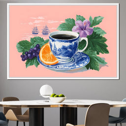 Fresh Morning Brew & Fruits - NicheCanvas