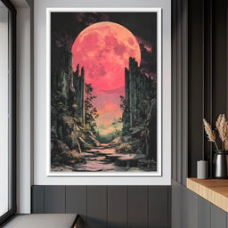 Moonlit Pathway Reverie - NicheCanvas