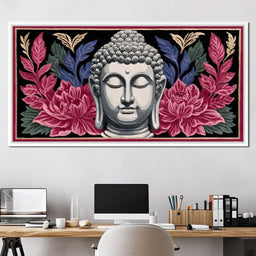 Buddha Blossom Tranquil Aura - NicheCanvas