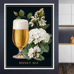 Golden Honey Ale Botanical Noir - NicheCanvas