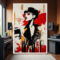 Rebellion in Sable Tones - NicheCanvas