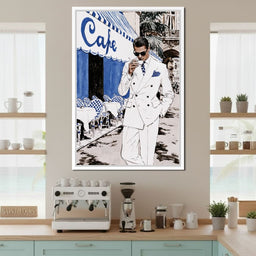 Espresso Break on the Boulevard - NicheCanvas