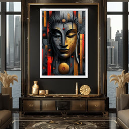 Radiant Geometric Balance - NicheCanvas