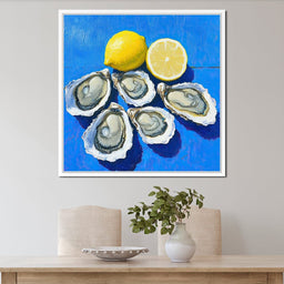 Lemon Kissed Oysters - NicheCanvas