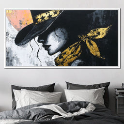 Golden Cowgirl - NicheCanvas