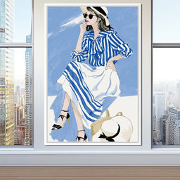 Clear Blue Sky Vacation - NicheCanvas
