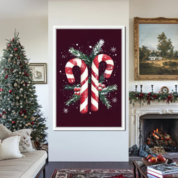 Candy Cane Christmas Treat - NicheCanvas