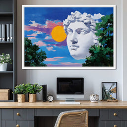 Sunlit Marble Reverie - NicheCanvas