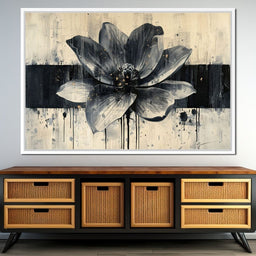 Nocturnal Blossom Drifts - NicheCanvas