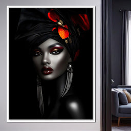 Midnight Elegance Portrait - NicheCanvas