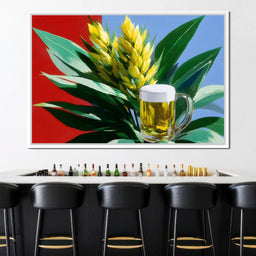 Golden Harvest Brew Symphony - NicheCanvas