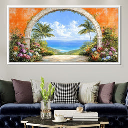 Tropical Gateway to Bliss - NicheCanvas