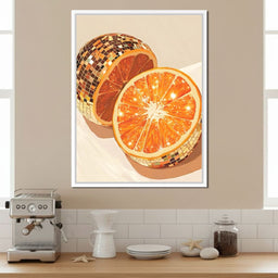 Sparkling Citrus Disco Slice - NicheCanvas