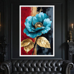 Golden Blossom Radiance - NicheCanvas