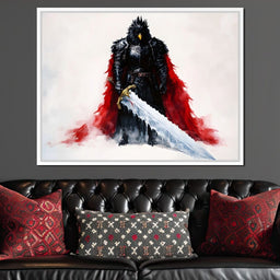 Majestic Ravens Knight's Valor - NicheCanvas