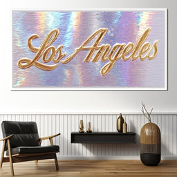 Golden Dreams of LA Sunset - NicheCanvas