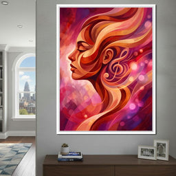 She Closed Her Eyes to Hear Better - TooplesArt - NicheCanvas