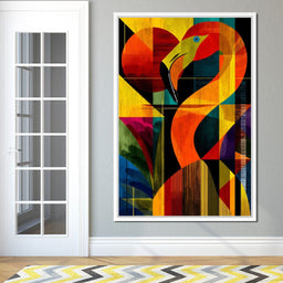 Chromatic Crane Impressions - NicheCanvas