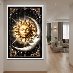 Golden alignment of the celestial bodies - NicheCanvas