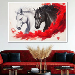 Phantom Rush of Equines - NicheCanvas