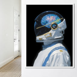 Stellar Mind Voyager Portrait - NicheCanvas