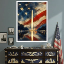 Reflections of a Founding Monument - NicheCanvas