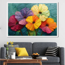 Bloomstorm in Brushstrokes - TooplesArt - NicheCanvas