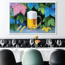 Frothy Beer Garden Delights - NicheCanvas