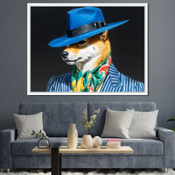 Canine Dapper Delight - NicheCanvas