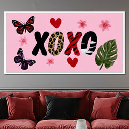 Pink Safari Love Butterfly Charm - NicheCanvas