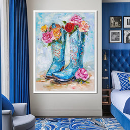 Floral Cowboy's Melodic Saga - Neal Hackett - NicheCanvas