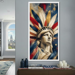 Sovereign Plume of Liberty - NicheCanvas