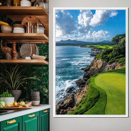 Coastal Greens Harmony - NicheCanvas