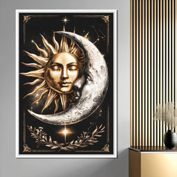 Embrace of the Solar Lunar Cycle - NicheCanvas