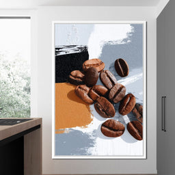 Coffee Beans Modern Vibe - NicheCanvas