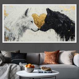 Eternal Bond of Wolves - NicheCanvas